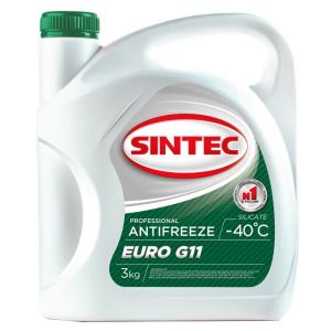 Охлаждающая жидкость 990465 Sintec Euro антифриз зеленый G11 -40 3кг