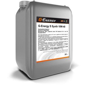 Моторное масло G-Energy S Synth 10W40 SL/CF 20л пс 253140147