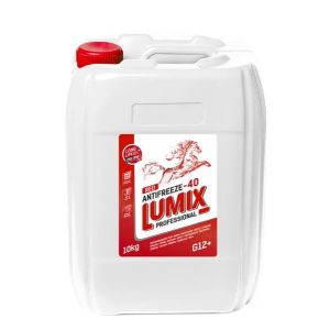 Охлаждающая жидкость LUMIX антифриз красный G12+ 10кг -40 589005