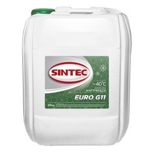 Охлаждающая жидкость Sintec EURO антифриз 20кг зеленый G11 -40 800521