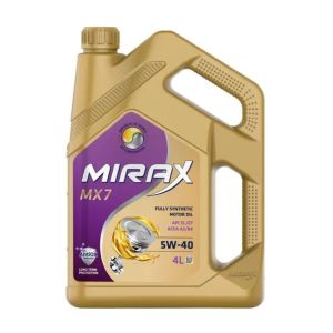 Моторное масло MIRAX MX7 5W40 A3/B4 SL/CF 4л 607025