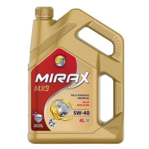 Моторное масло MIRAX MX9 5W40 A3/B4 SP 4л синт 607031