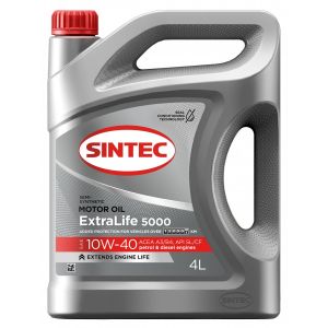 Моторное масло Sintec ExtraLife 5000 10W40 A3/B4 4л п/с 600252