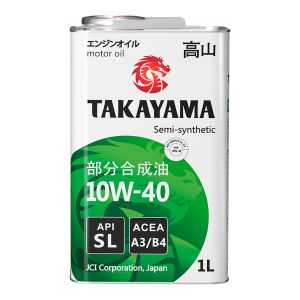 Моторное масло TAKAYAMA 10W40 SL/CF A3/B4 1л жесть 605046/605590