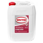 Охлаждающая жидкость 756665 Sintec LUX антифриз красный G12+ -40 10кг