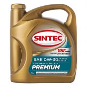 Моторное масло SINTEC Премиум 0W30 SP/CF C3 4л 322766/600111