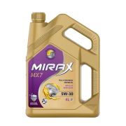 Моторное масло 607027 MIRAX MX7 5W30 A3/B4 SL/CF  4л синт