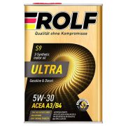 Моторное масло Rolf Ultra 5W30 A3/B4 SL/CF 1л синт жесть 322933