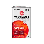Моторное масло 605586 Takayama Adaptec 5W40 A3/B4 SN/CF 1л жесть 605044