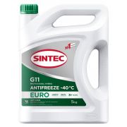 Охлаждающая жидкость Sintec Euro антифриз зеленый G11 -40 5кг 990554/800523