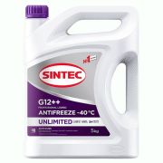 Sintec Unlimited антифриз малин G12++ -40 5кг 990566/803584