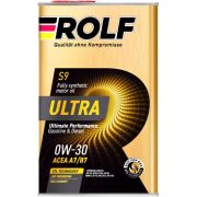 Моторное масло Rolf Ultra 0W30 A7/B7 SP 1л синт жесть 322945