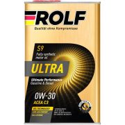 Моторное масло Rolf Ultra 0W30 C3 SP 1л синт жесть 322941