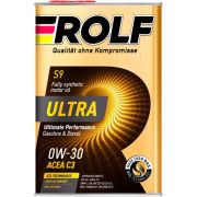 Моторное масло Rolf Ultra 0W30 C3 SP 4л синт жесть 322942