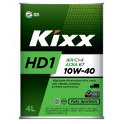 Моторное масло Kixx HD1 CI-4 10W40 (D1)  4л синт L2061AL1E1